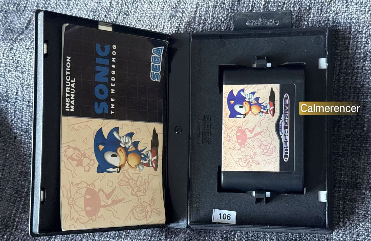Sonic The Hedgehog Game - Sega Mega Drive