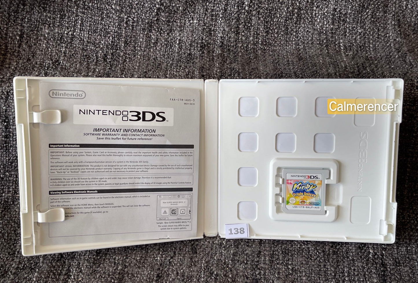 Kirby Triple Deluxe Game Nintendo 3DS