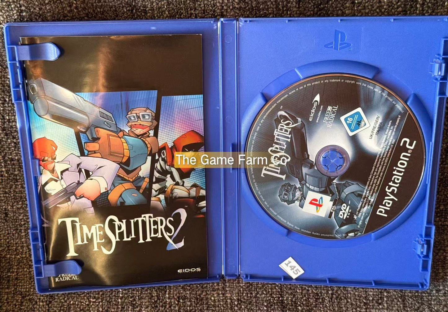 TimeSplitters 2 Sony PlayStation 2 Complete PAL Tested Used