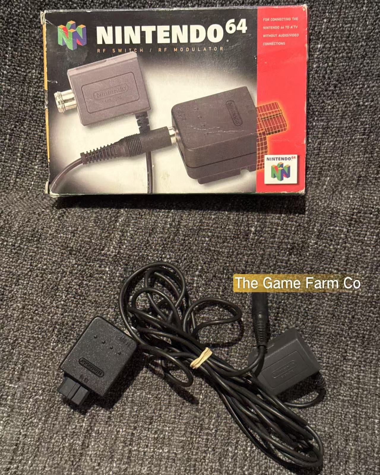 Genuine N64 RF switch Boxed - Pal Version