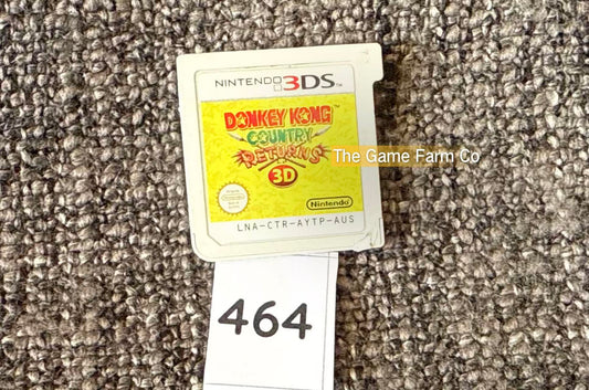 Donkey Kong Country Returns 3D Nintendo 3DS Physical Game Loose Tested Used Great Condition