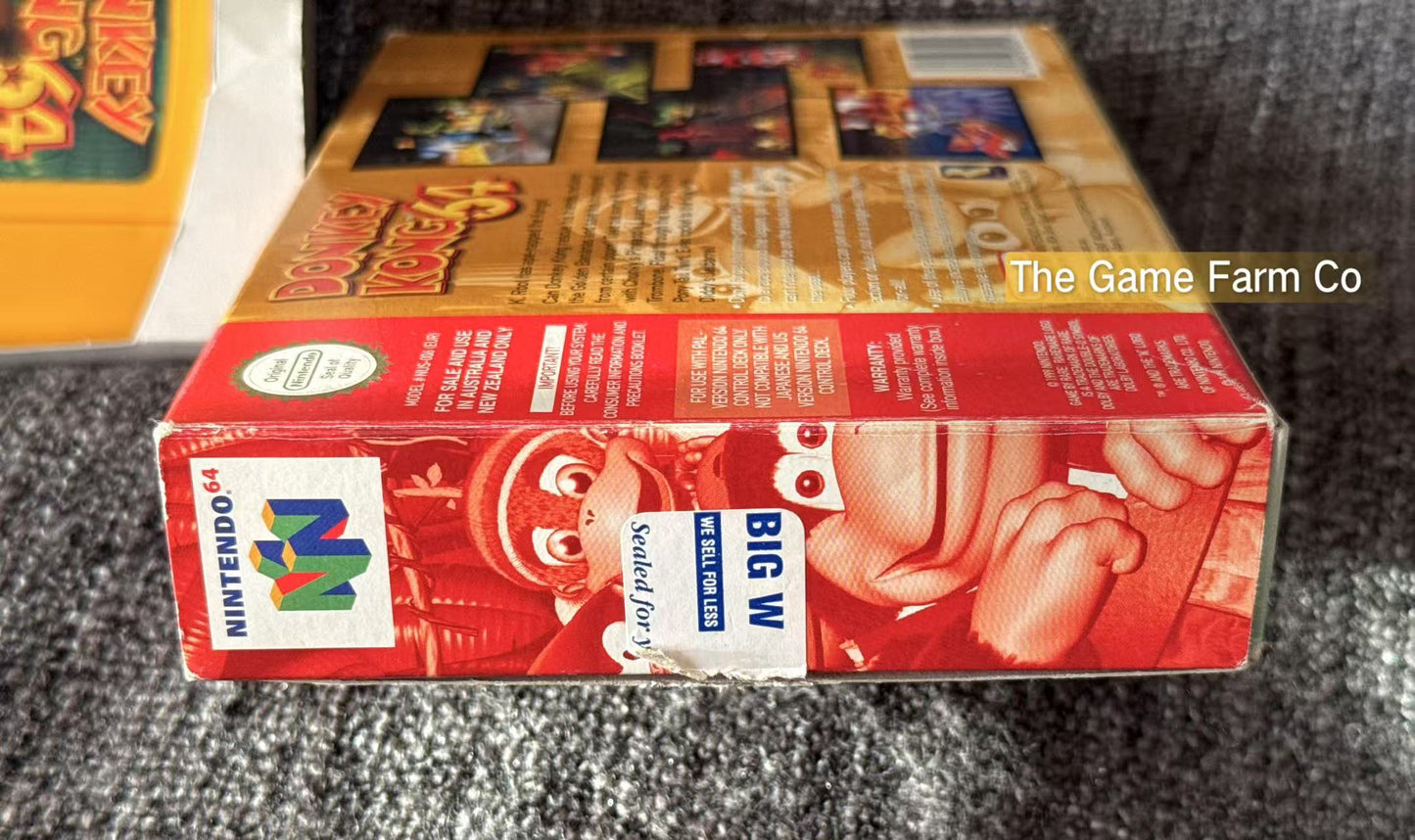 Donkey Kong 64 Game Boxed - Nintendo 64 / N64 - Pal Version