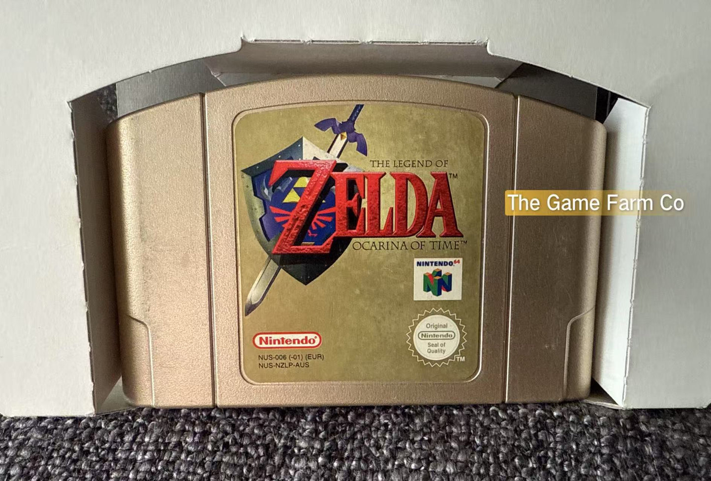 The Legend of Zelda Ocarina of Time Game Boxed - Nintendo 64 / N64 - Pal Version