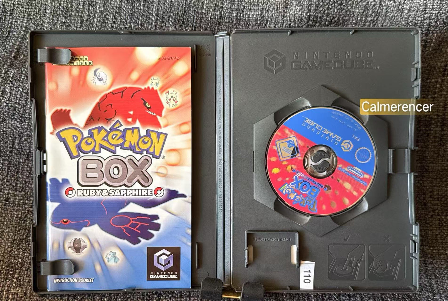 Pokemon Box Ruby & Sapphire Game - Nintendo Gamecube - Pal Version