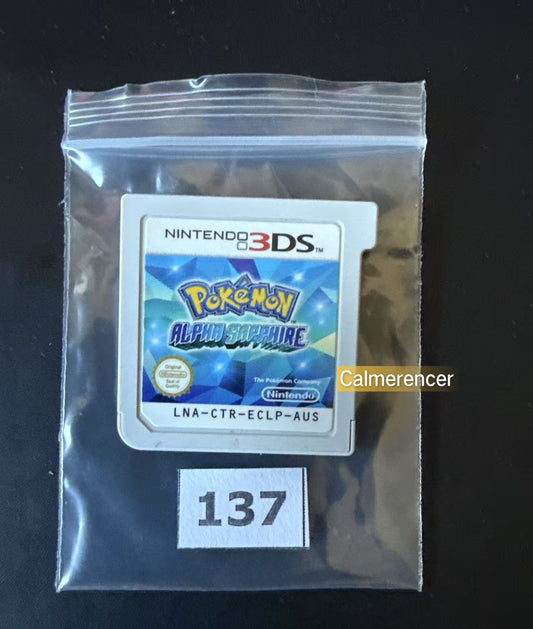 Pokemon Alpha Sapphire Game - No case Nintendo 3DS